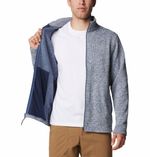 Casaca-Para-Hombre-Fleece-Cierre-Completo-Alto-Pass™-Azul-Columbia