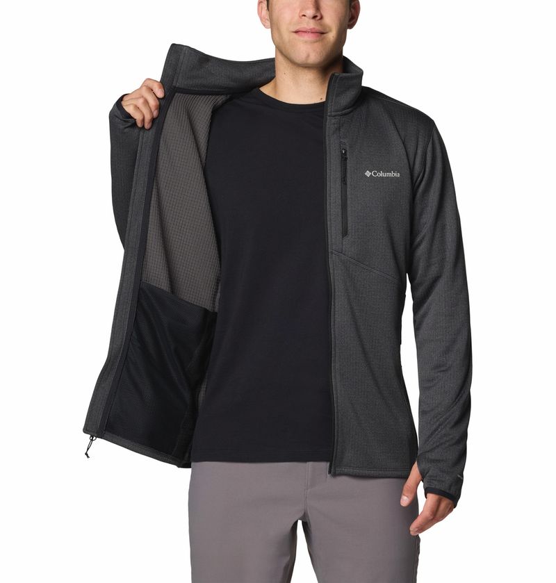Casaca-Para-Hombre-Fleece-Cierre-Completo-Park-View™-Ploma-Columbia