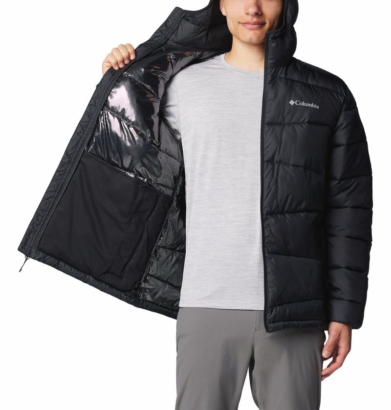 Casaca-Para-Hombre-Sintetica-Con-Capucha-Fivemile-Butte™-II-Negra-Columbia