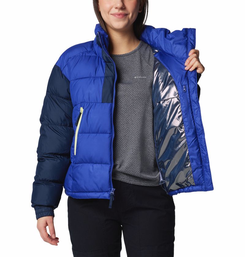 Casaca-Para-Mujer-Cropped-Sintetica-Pike-Lake™-II-Azul-Columbia