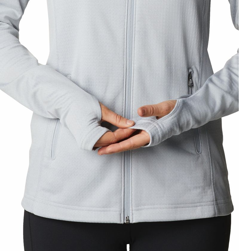 Casaca-Para-Mujer-Fleece-Cierre-Completo-Park-View™-Gris-Columbia