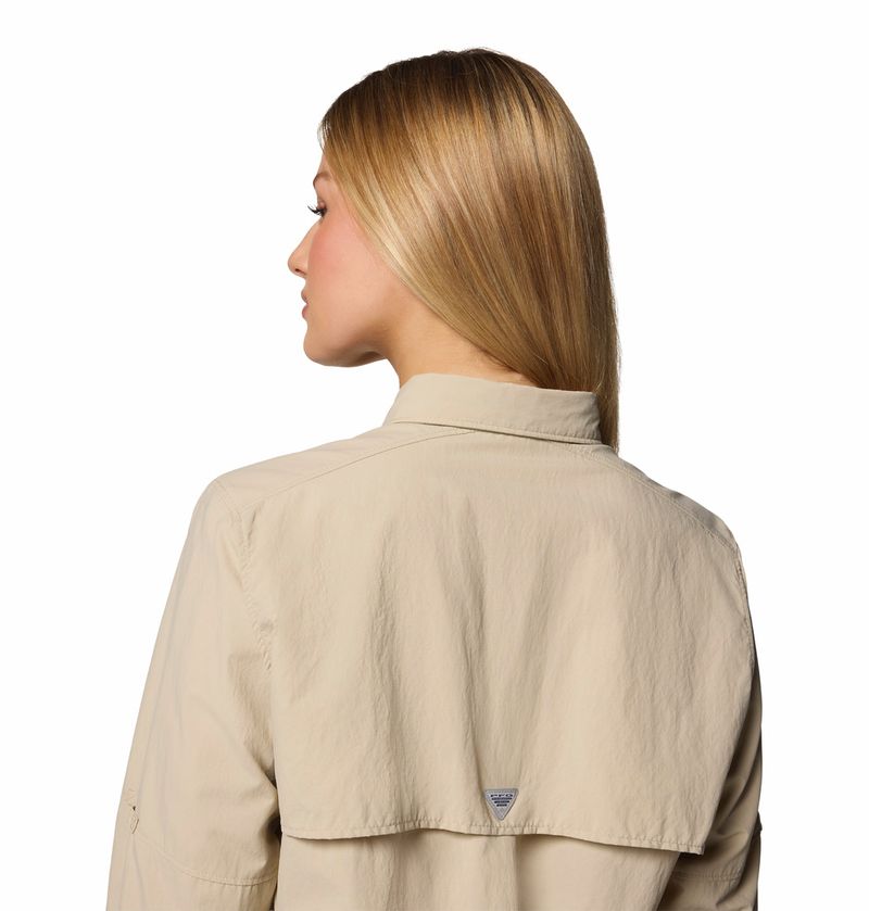 Blusa-Para-Mujer-Manga-Larga-PFG-Bahama™-II-Beige-Columbia