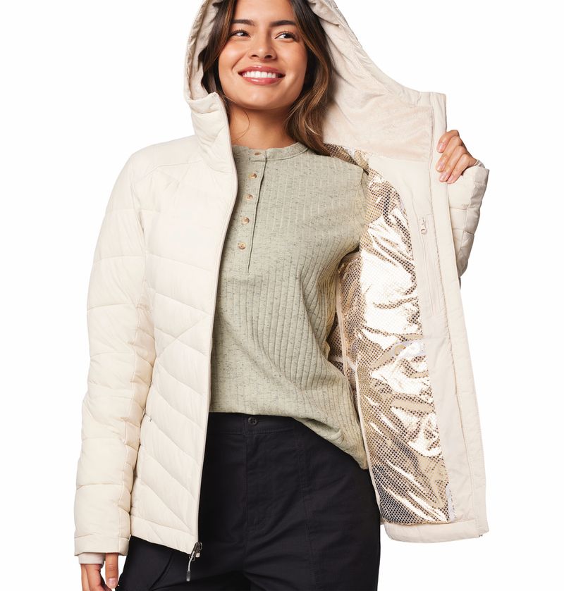 Casaca-Para-Mujer-Sintetica-Con-Capucha-Joy-Peak™-II-Beige-Columbia