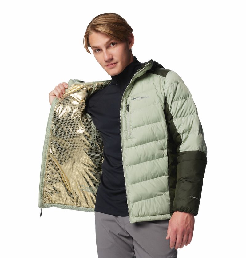 Casaca-Para-Hombre-Sintetica-Con-Capucha-Labyrinth-Loop™-II-Verde-Columbia