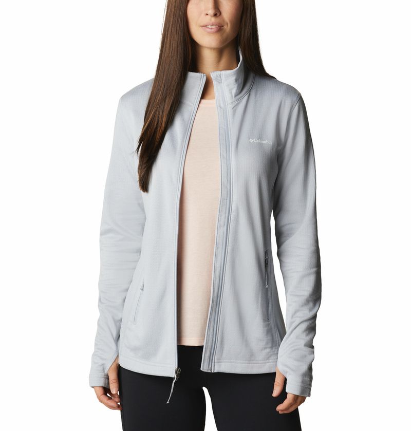 Casaca-Para-Mujer-Fleece-Cierre-Completo-Park-View™-Gris-Columbia