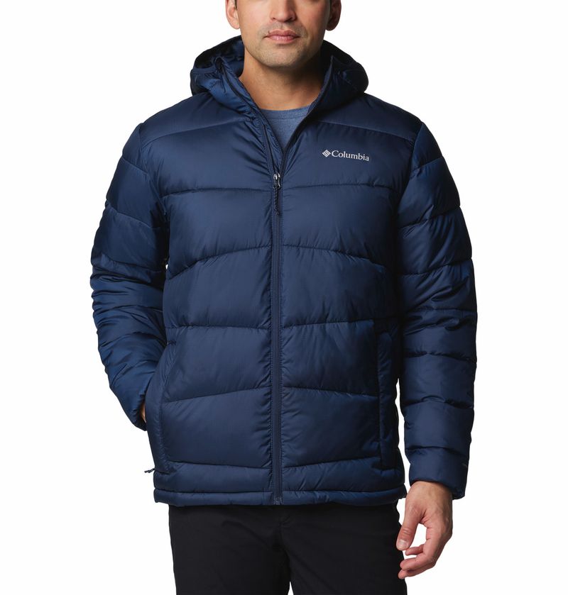 Casaca-Para-Hombre-Sintetica-Con-Capucha-Fivemile-Butte™-II-Azul-Columbia