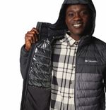 Casaca-Para-Hombre-Sintetica-Con-Capucha-Powder-Lite™-II-Gris-Columbia