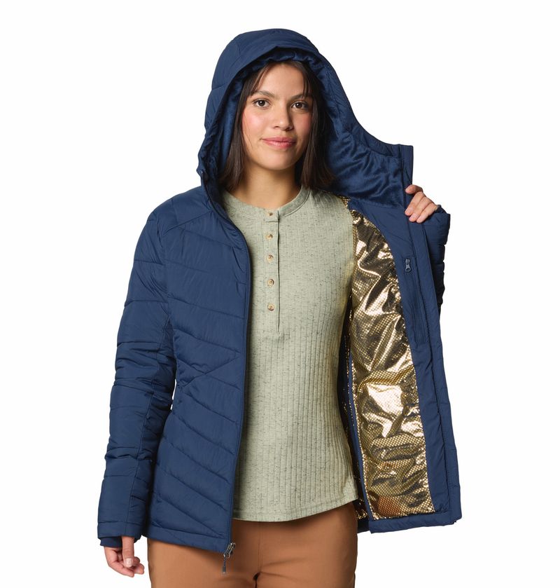 Casaca-Para-Mujer-Sintetica-Con-Capucha-Joy-Peak™-II-Azul-Columbia