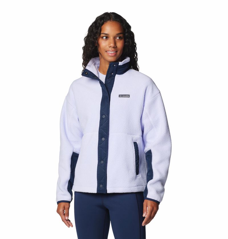 Polar-Para-Mujer-Cierre-Con-Broche-Cloud-Point™-Azul-Columbia