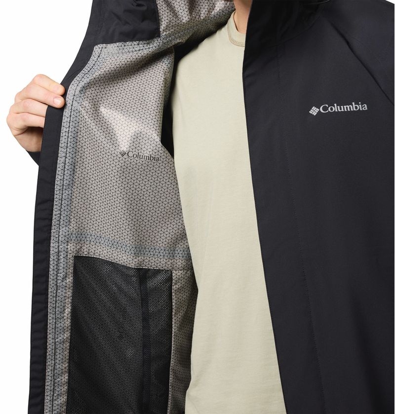 Casaca-Para-Hombre-Impermeable-Earth-Explorer™-II-Negra-Columbia