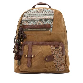 Cartera Para Mujer Fibras Recicladas Carmina Back Café Rockford