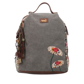 Cartera Para Mujer Fibras Recicladas Joint Back Gris Rockford
