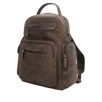 Maletín Unisex Fibras Recicladas Clough Backbag Café Rockford