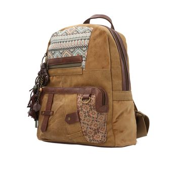 Cartera Para Mujer Fibras Recicladas Carmina Back Café Rockford