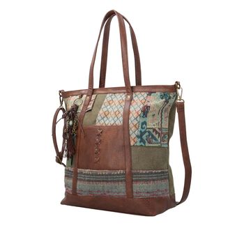 Cartera Para Mujer Fibras Recicladas Arana Tote Verde Rockford