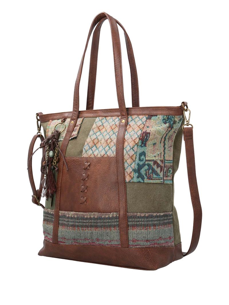 Cartera-Para-Mujer-Fibras-Recicladas-Arana-Tote-Verde-Rockford