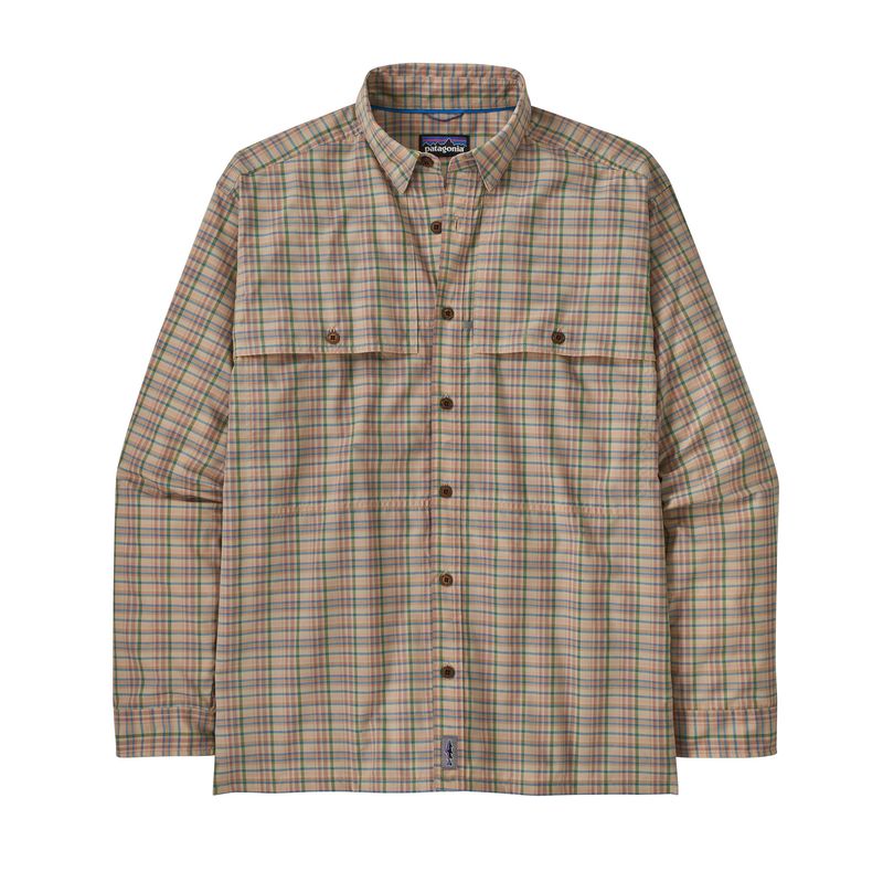 Camisa-Para-Hombre--Ms-Ls-Island-Hopper-Beige-Patagonia
