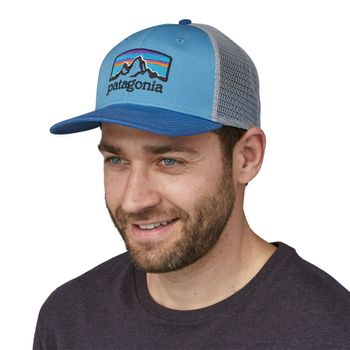 Gorro Unisex  Fitz Roy Horizons Trucker Hat Azul Patagonia
