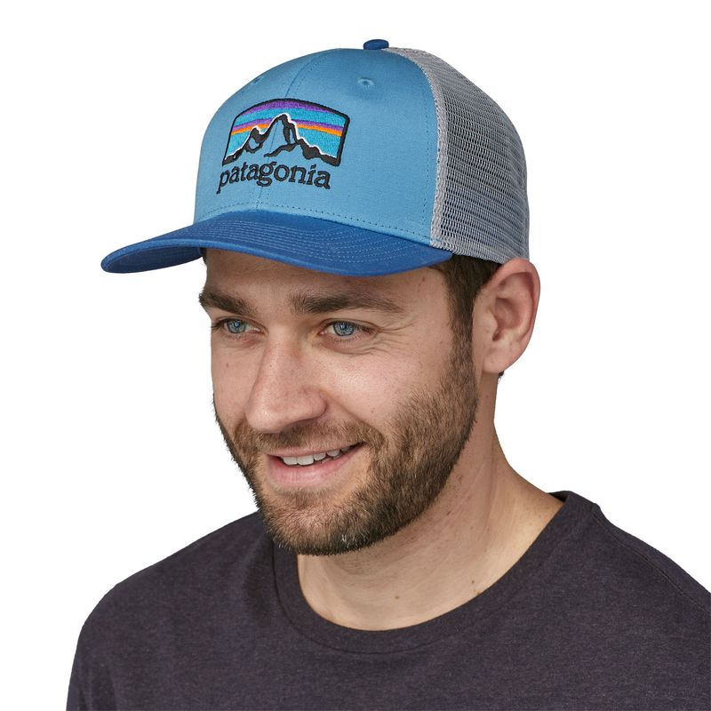Gorro-Unisex--Fitz-Roy-Horizons-Trucker-Hat-Azul-Patagonia