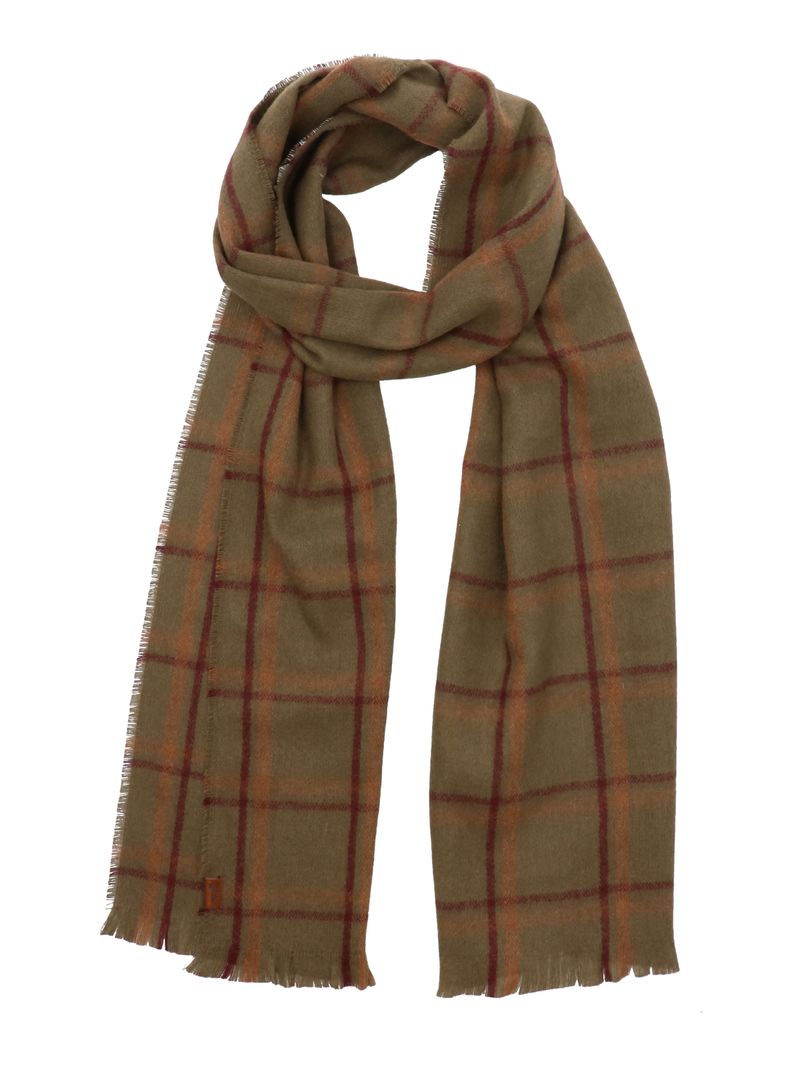 Bufanda-Para-Hombre-Lana-de-Oveja-RKF-Scarf-Plaid-Cafe-Rockford