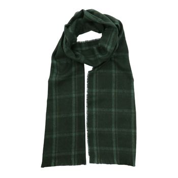 Bufanda Para Hombre Lana de Oveja RKF Scarf Plaid Verde Rockford
