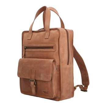 Maletín Unisex Fibras Recicladas Cooper Back Café Rockford