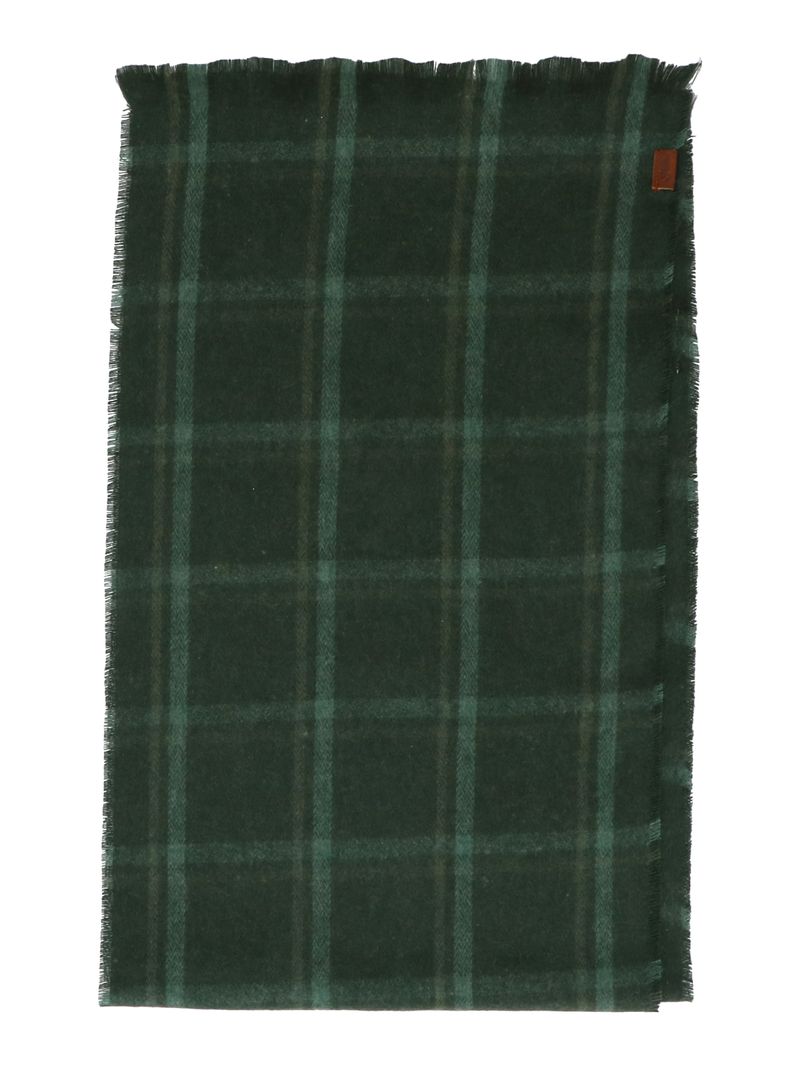 Bufanda-Para-Hombre-Lana-de-Oveja-RKF-Scarf-Plaid-Verde-Rockford