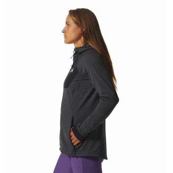 Polar Para Mujer Con Capucha Polartec® Power Grid™ Azul Mountain Hardwear