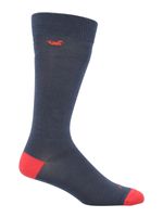 Media-Para-Hombre-Bamboo-Lg-Plain-Duck-Azul-Rockford