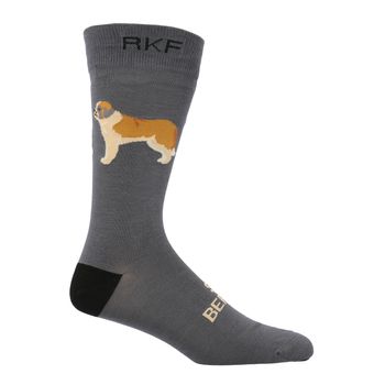Media Para Hombre Bamboo San Bernard Gris Rockford