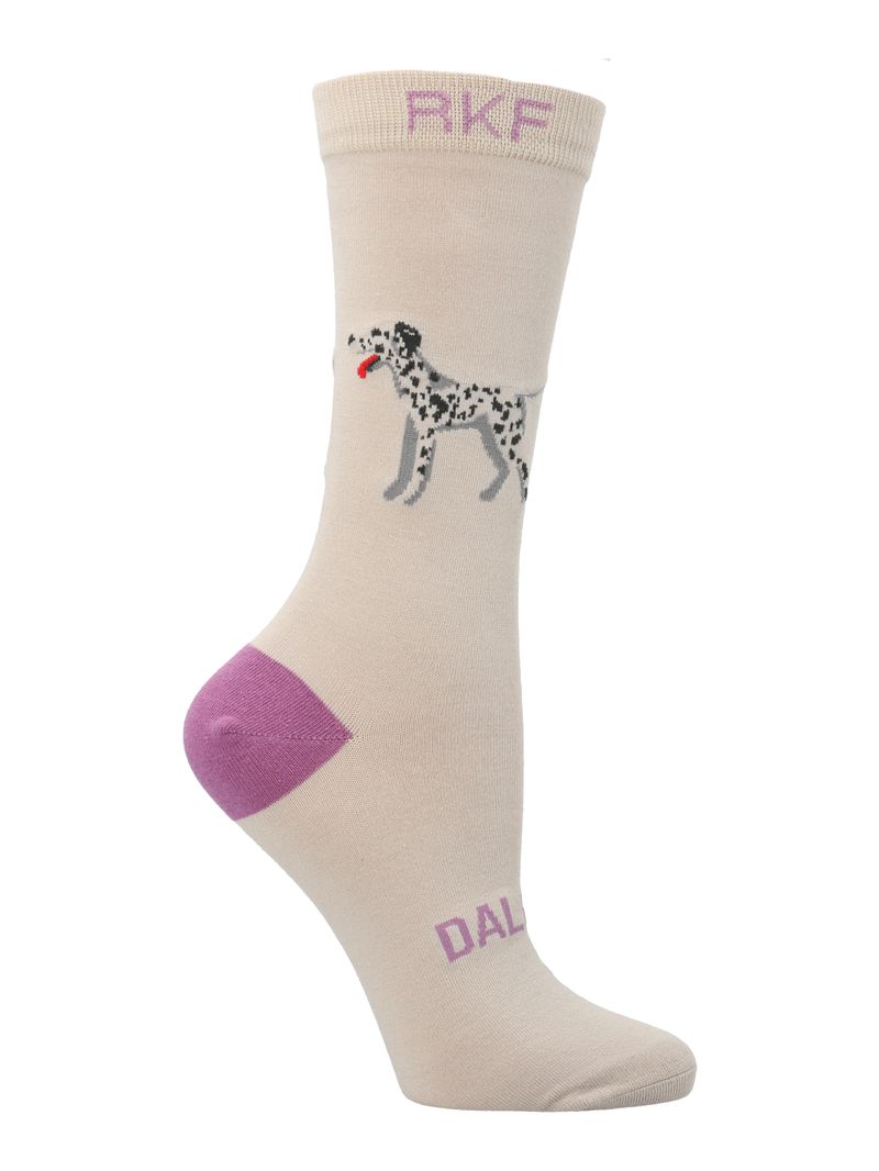 Media-Para-Mujer-Bamboo-Dalmata-Beige-Crudo-Rockford