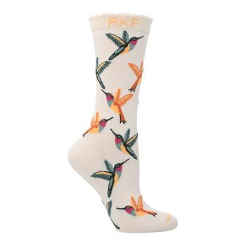 Media Para Mujer Bamboo St Colibrí Beige/Crudo Rockford