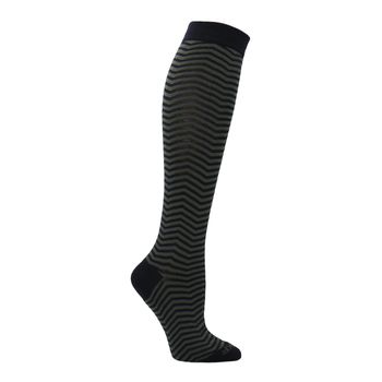Media Para Mujer Bamboo Kh Zigzag Azul Rockford
