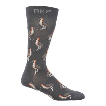 Media Para Hombre Bamboo Bandurria Gris Rockford