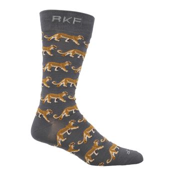 Media Para Hombre Bamboo Puma Gris Rockford