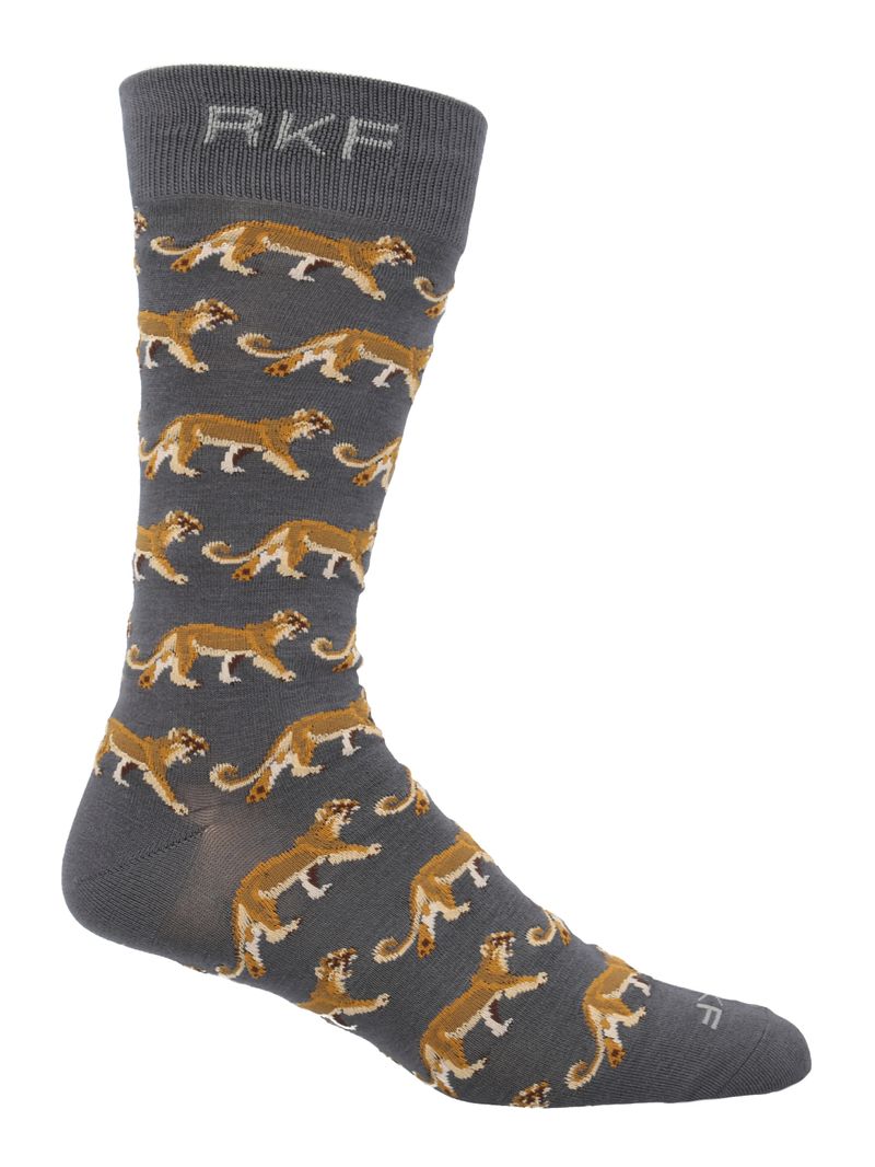 Media-Para-Hombre-Bamboo-Puma-Gris-Rockford