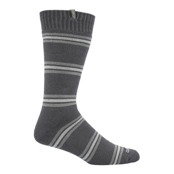 Media Para Hombre Bamboo Heavy Line Gris Rockford