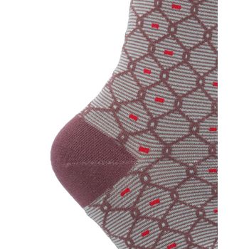 Media Para Mujer Bamboo Chain Morado Rockford