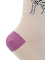 Media-Para-Mujer-Bamboo-Dalmata-Beige-Crudo-Rockford