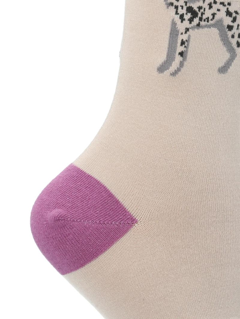 Media-Para-Mujer-Bamboo-Dalmata-Beige-Crudo-Rockford