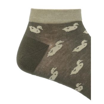 Media Para Hombre Bamboo Ped Ducks Verde Rockford