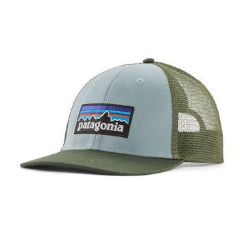 Gorro P-6 Logo Lopro Trucker Azul Patagonia