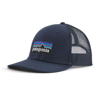 Gorro P-6 Logo Lopro Trucker Azul Patagonia