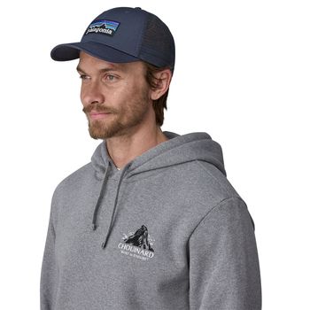 Gorro P-6 Logo Lopro Trucker Azul Patagonia