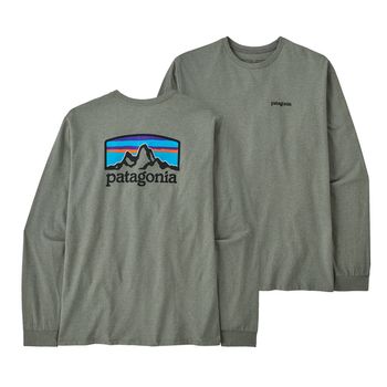 Polo M/L Outdoor Para Hombre Fitz Roy Horizons Responsibili-Tee Verde Patagonia