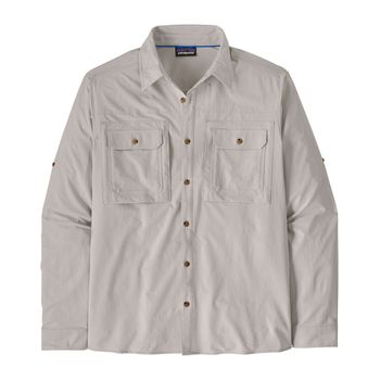 Camisa M/L Outdoor Para Hombre Self Guided Sun Shirt Gris Patagonia