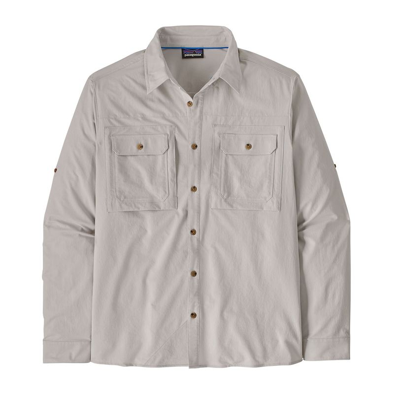 Camisa-M-L-Outdoor-Para-Hombre-Self-Guided-Sun-Shirt-Gris-Patagonia