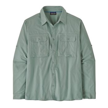 Camisa M/L Outdoor Para Hombre Self Guided Sun Shirt Azul Patagonia