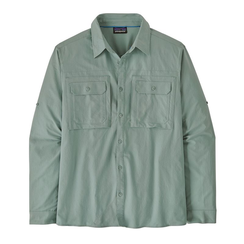 Camisa-M-L-Outdoor-Para-Hombre-Self-Guided-Sun-Shirt-Azul-Patagonia