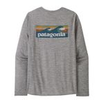 Polo-M-L-Para-Hombre-Capilene-Cool-Daily-Graphic-Gris-Patagonia